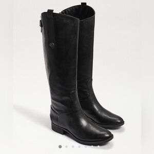NEW! Sam Edelman Size 11 Penny Wide Calf Leather Riding Boot